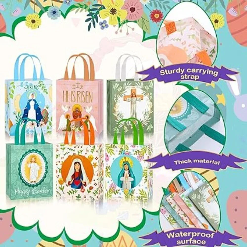 Religious Easter Gift Bags with Handle (SET OF 24 BAGS) BRAND NEW